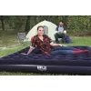 Bestway Flocked Airbed – King – 2,03 m x 1,83 m x 22 cm, Colchón doble