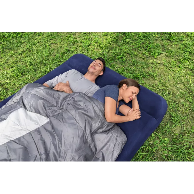 Bestway Colchón hinchable Full con bomba de pie integrada 1,91 m x 1,37 m x 28 cm