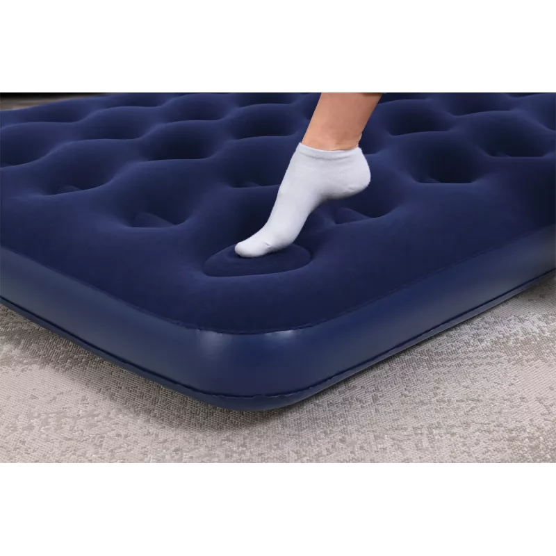 Bestway Colchón hinchable Full con bomba de pie integrada 1,91 m x 1,37 m x 28 cm