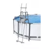 Bestway Flip & Lock Escalera para piscina desmontable 1,32 m, Escalera, Gris, Metal, Plástico, 150 kg, 4 peldaños, EN16582
