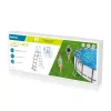 Bestway Flip & Lock Escalera para piscina desmontable 1,32 m, Escalera, Gris, Metal, Plástico, 150 kg, 4 peldaños, EN16582