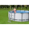 Bestway Flip & Lock Escalera para piscina desmontable 1,32 m, Escalera, Gris, Metal, Plástico, 150 kg, 4 peldaños, EN16582