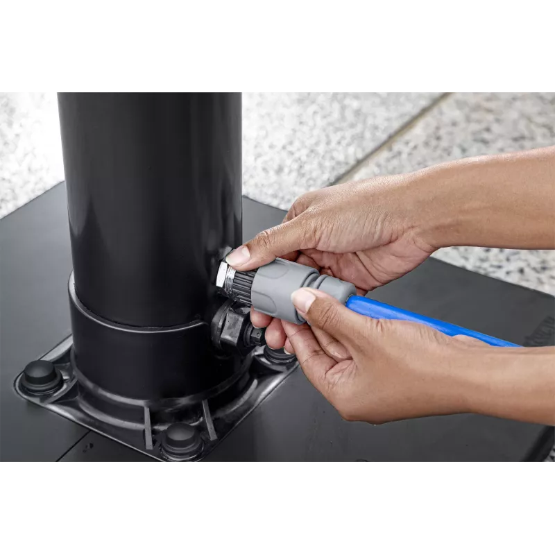 Bestway SolarFlow Ducha exterior 8 L, Autónoma, Negra, Acero inoxidable, 8 L, EN1112, 500 mm, 500 mm