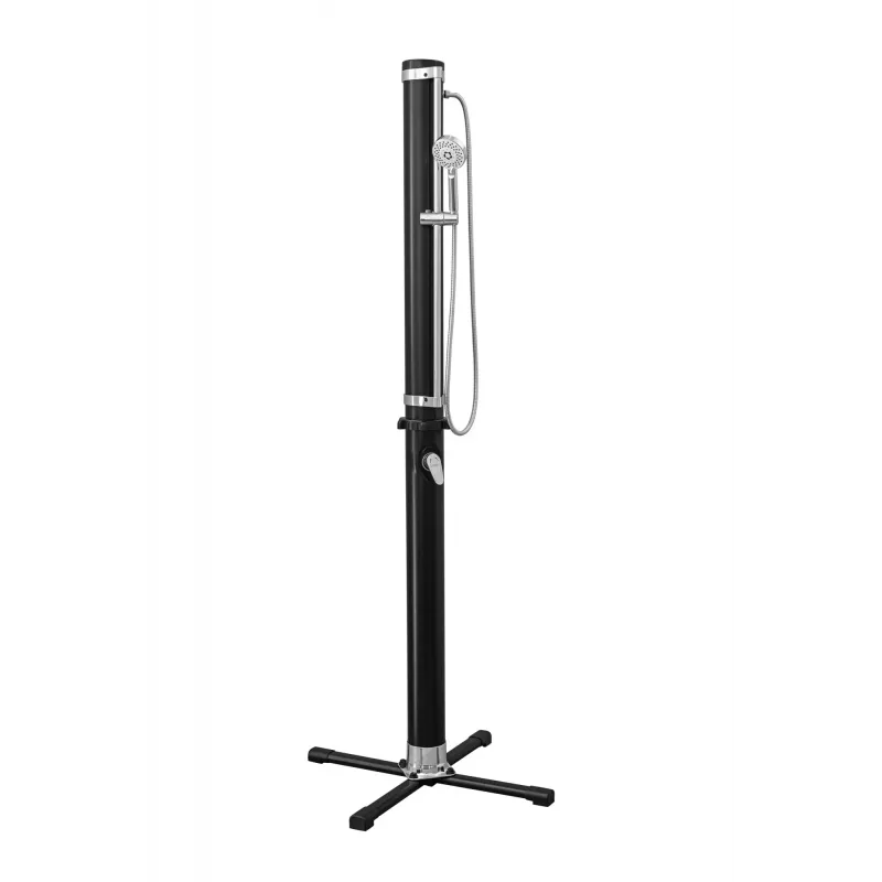 Bestway SolarFlow Ducha exterior 20 L, Autónoma, Negra, Metal, PVC, 20 L, EN1112, 620 mm