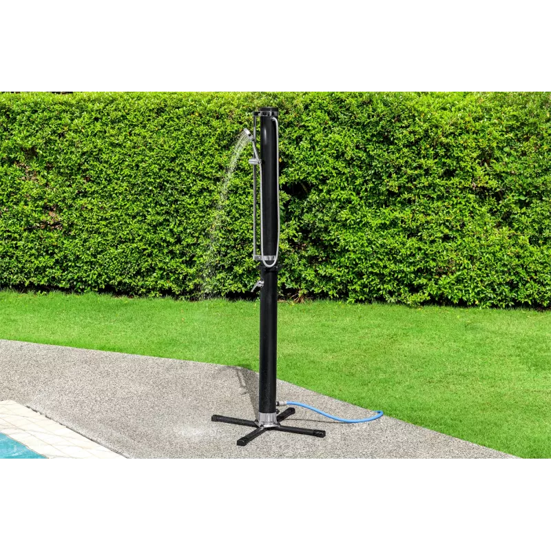 Bestway SolarFlow Ducha exterior 20 L, Autónoma, Negra, Metal, PVC, 20 L, EN1112, 620 mm