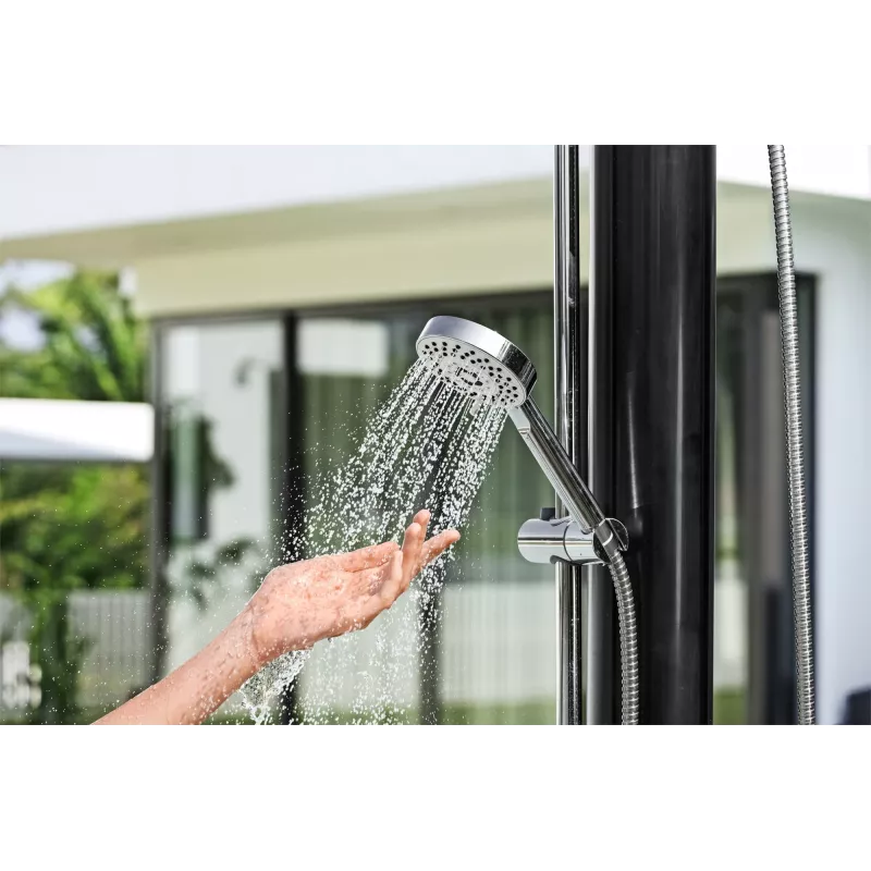 Bestway SolarFlow Ducha exterior 20 L, Autónoma, Negra, Metal, PVC, 20 L, EN1112, 620 mm