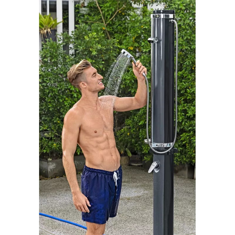 Bestway SolarFlow Ducha exterior 35 L, Autónoma, Negra, 35 L, EN1112, 620 mm, 620 mm