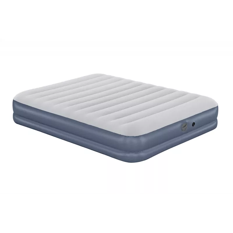 Bestway Tritech Colchón hinchable Queen con bomba recargable 2,03 m x 1,52 m x 36 cm