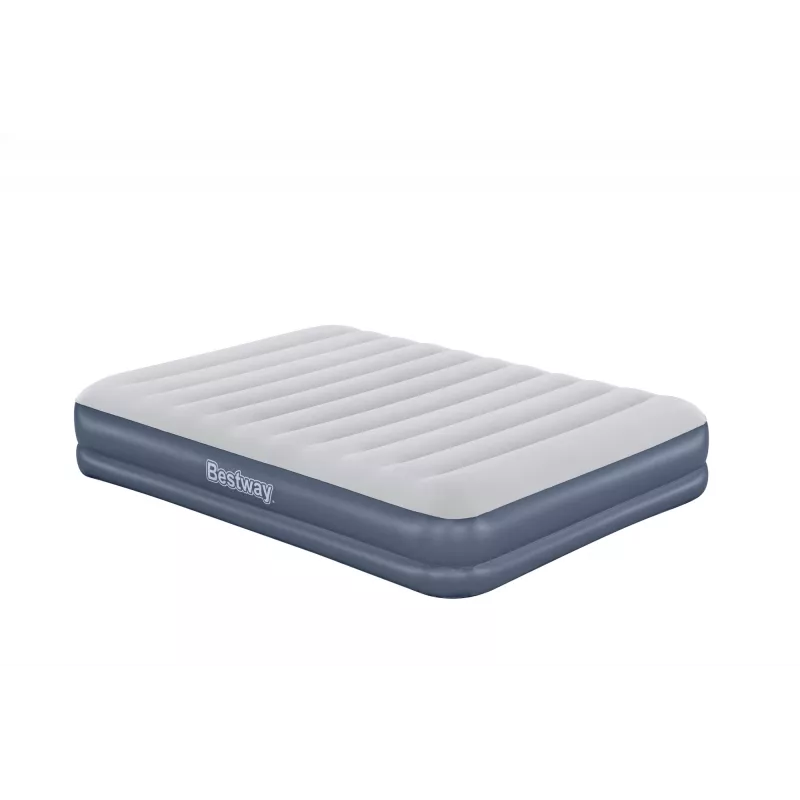 Bestway Tritech Colchón hinchable Queen con bomba recargable 2,03 m x 1,52 m x 36 cm