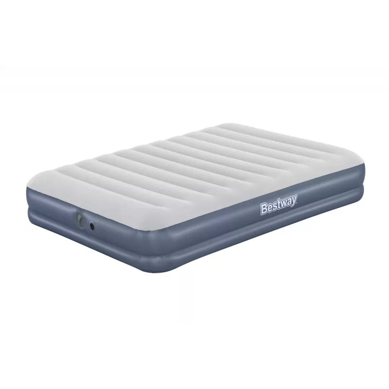Bestway Tritech Colchón hinchable Queen con bomba recargable 2,03 m x 1,52 m x 36 cm