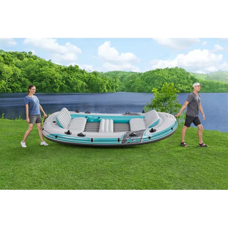 Bestway Hydro-Force Adventure Elite X5 Set de balsa hinchable 3,64 m