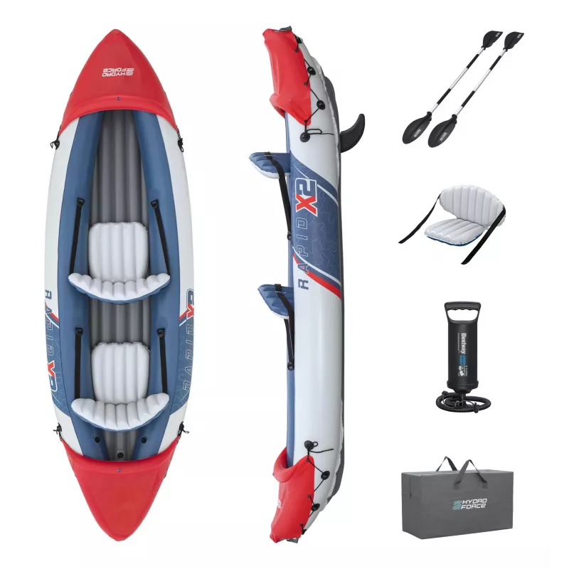 Bestway Hydro Force Rapid X2 Set de kayak hinchable para 2 personas 3,21 m