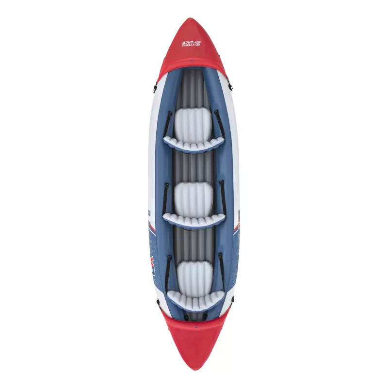 Bestway Hydro Force Rapid X3 Set de kayak hinchable para 3 personas 3,81 m