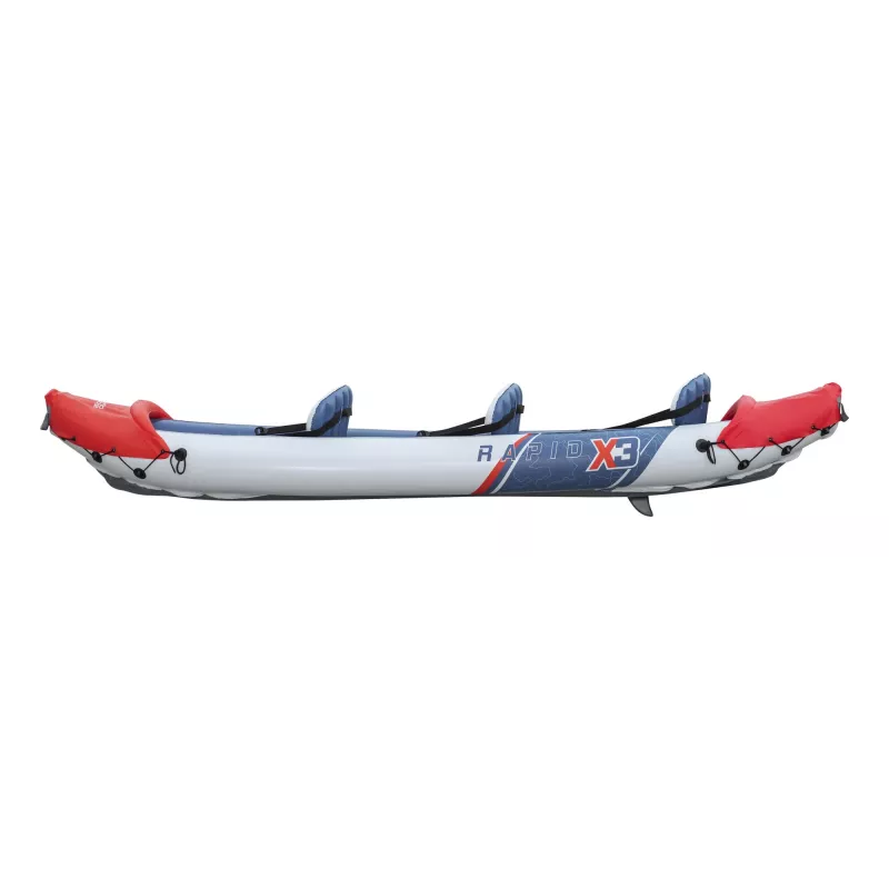 Bestway Hydro Force Rapid X3 Set de kayak hinchable para 3 personas 3,81 m