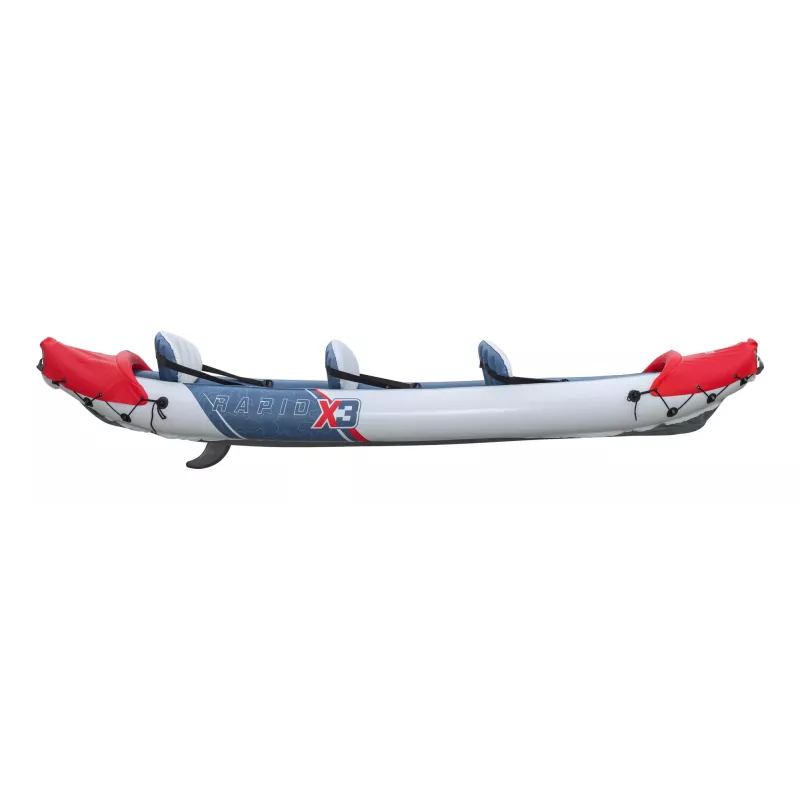 Bestway Hydro Force Rapid X3 Set de kayak hinchable para 3 personas 3,81 m