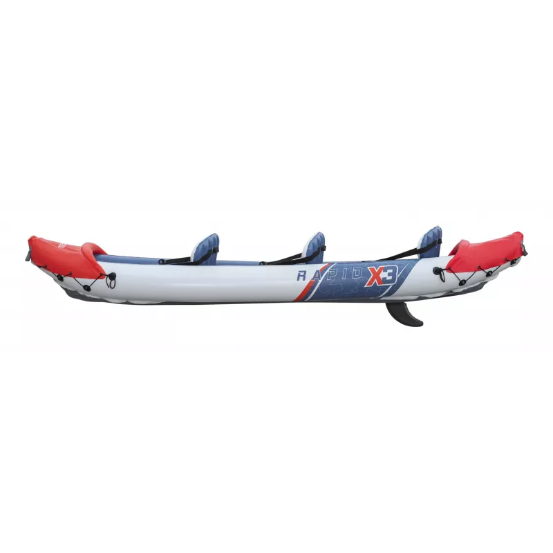 Bestway Hydro Force Rapid X3 Set de kayak hinchable para 3 personas 3,81 m