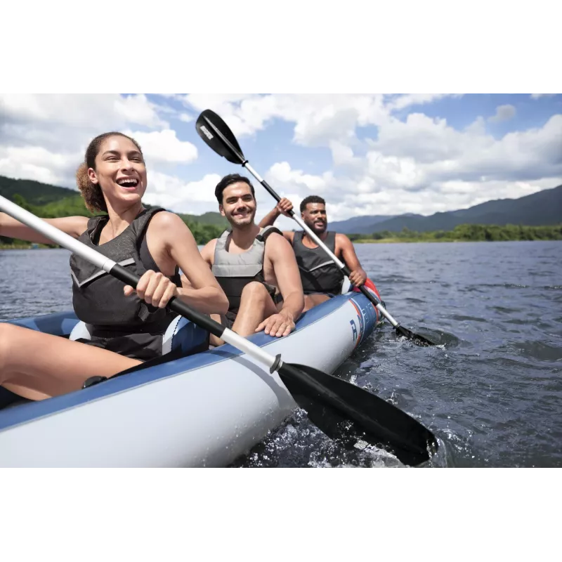 Bestway Hydro Force Rapid X3 Set de kayak hinchable para 3 personas 3,81 m