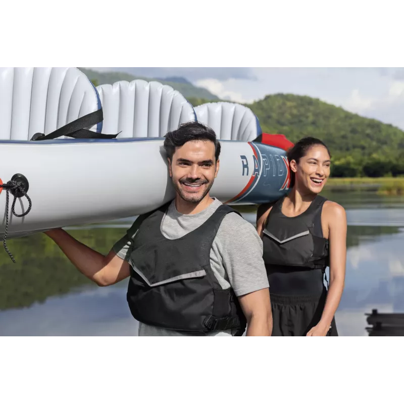 Bestway Hydro Force Rapid X3 Set de kayak hinchable para 3 personas 3,81 m