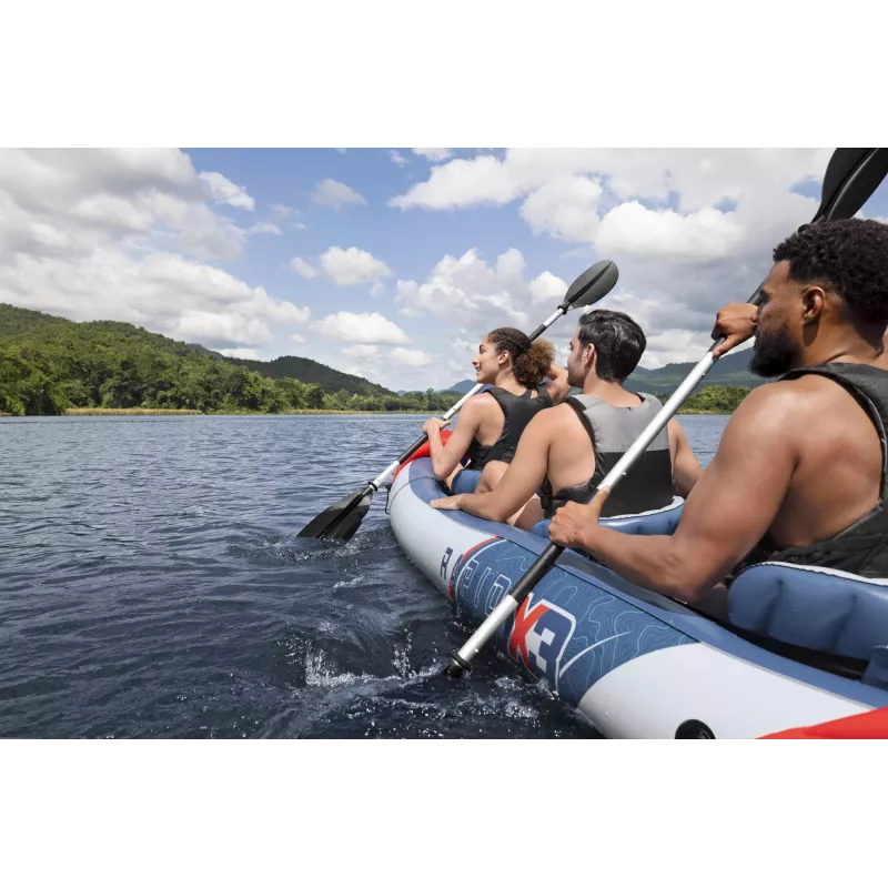 Bestway Hydro Force Rapid X3 Set de kayak hinchable para 3 personas 3,81 m