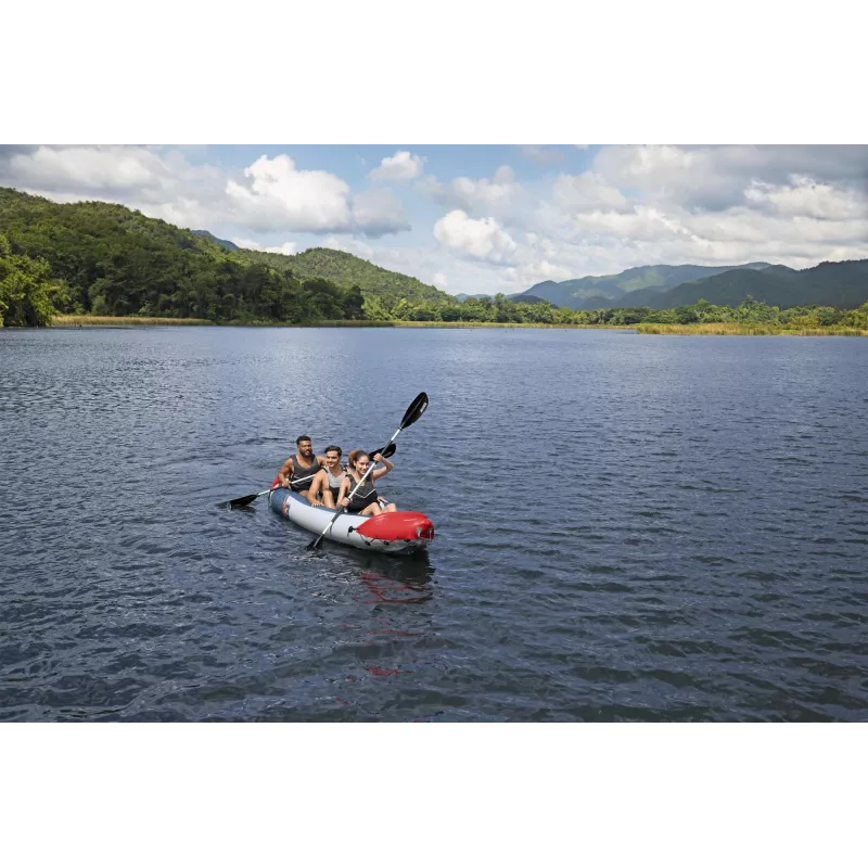 Bestway Hydro Force Rapid X3 Set de kayak hinchable para 3 personas 3,81 m