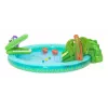 Bestway Crocodile Cove Centro de juegos acuáticos y piscina hinchable para niños 2,24 m x 1,81 m x 72 cm