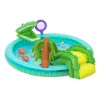 Bestway Crocodile Cove Centro de juegos acuáticos y piscina hinchable para niños 2,24 m x 1,81 m x 72 cm
