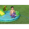 Bestway Crocodile Cove Centro de juegos acuáticos y piscina hinchable para niños 2,24 m x 1,81 m x 72 cm