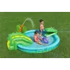 Bestway Crocodile Cove Centro de juegos acuáticos y piscina hinchable para niños 2,24 m x 1,81 m x 72 cm