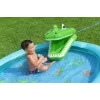 Bestway Crocodile Cove Centro de juegos acuáticos y piscina hinchable para niños 2,24 m x 1,81 m x 72 cm