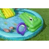 Bestway Crocodile Cove Centro de juegos acuáticos y piscina hinchable para niños 2,24 m x 1,81 m x 72 cm