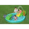 Bestway Crocodile Cove Centro de juegos acuáticos y piscina hinchable para niños 2,24 m x 1,81 m x 72 cm