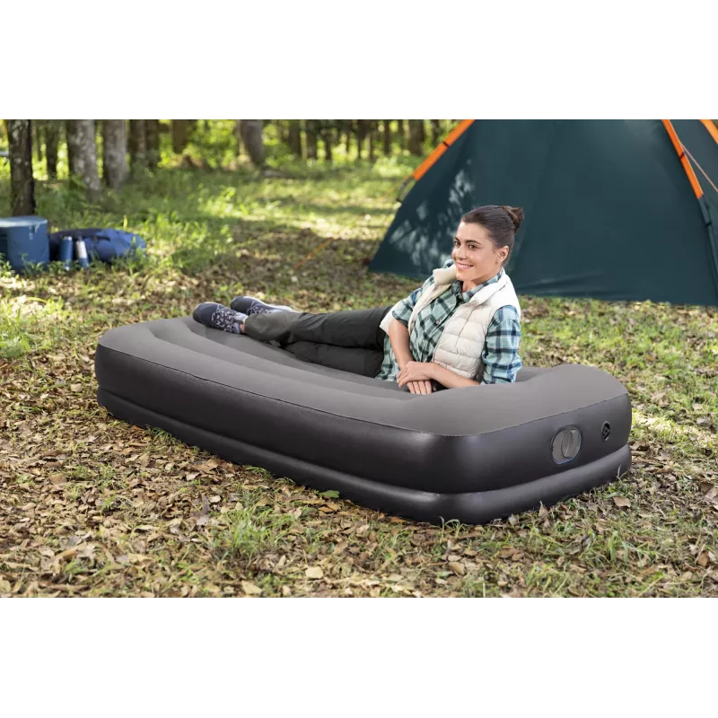 Bestway Tritech Colchón hinchable Twin con bomba USB integrada 1,91 m x 97 cm x 36 cm