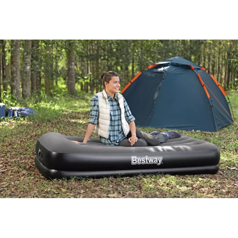 Bestway Tritech Colchón hinchable Twin con bomba USB integrada 1,91 m x 97 cm x 36 cm