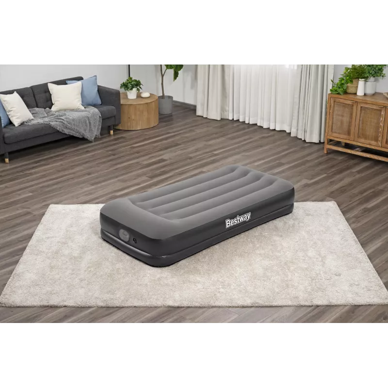 Bestway Tritech Colchón hinchable Twin con bomba USB integrada 1,91 m x 97 cm x 36 cm