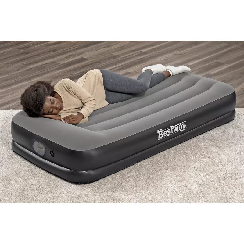 Bestway Tritech Colchón hinchable Twin con bomba USB integrada 1,91 m x 97 cm x 36 cm