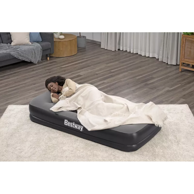 Bestway Tritech Colchón hinchable Twin con bomba USB integrada 1,91 m x 97 cm x 36 cm