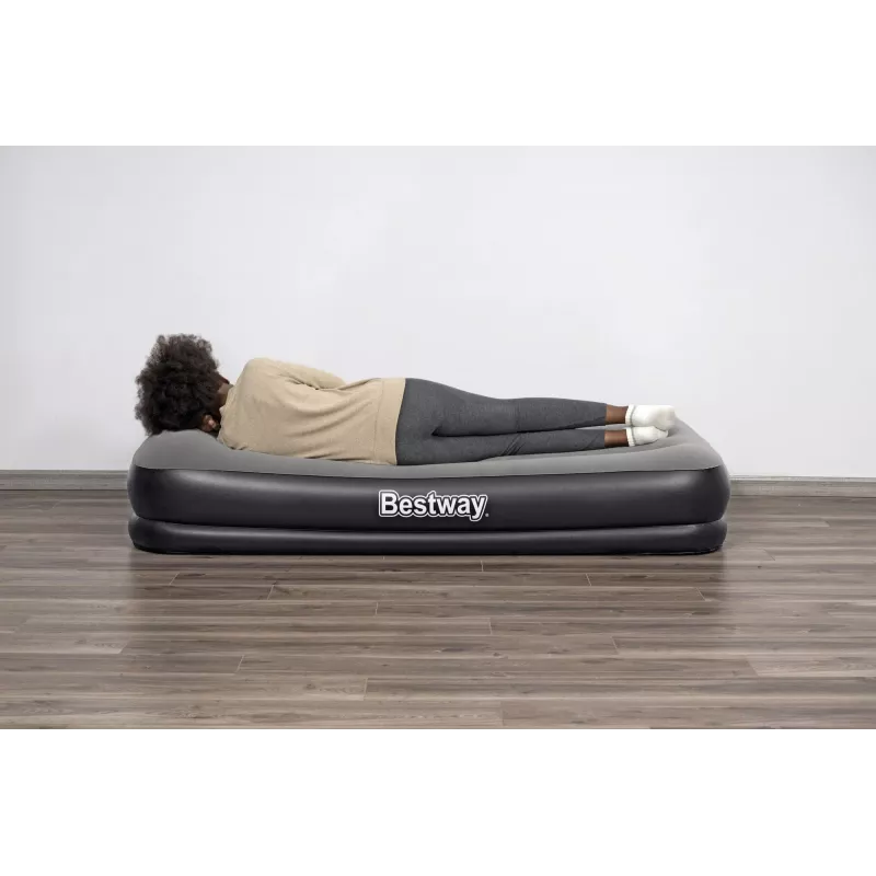 Bestway Tritech Colchón hinchable Twin con bomba USB integrada 1,91 m x 97 cm x 36 cm
