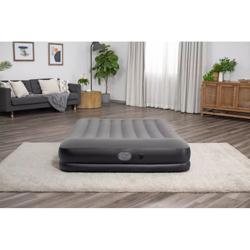 Bestway Tritech Colchón hinchable Queen con bomba USB integrada 2,03 m x 1,52 m x 36 cm
