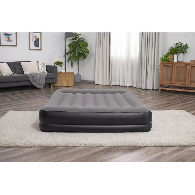 Bestway Tritech Colchón hinchable Queen con bomba USB integrada 2,03 m x 1,52 m x 36 cm