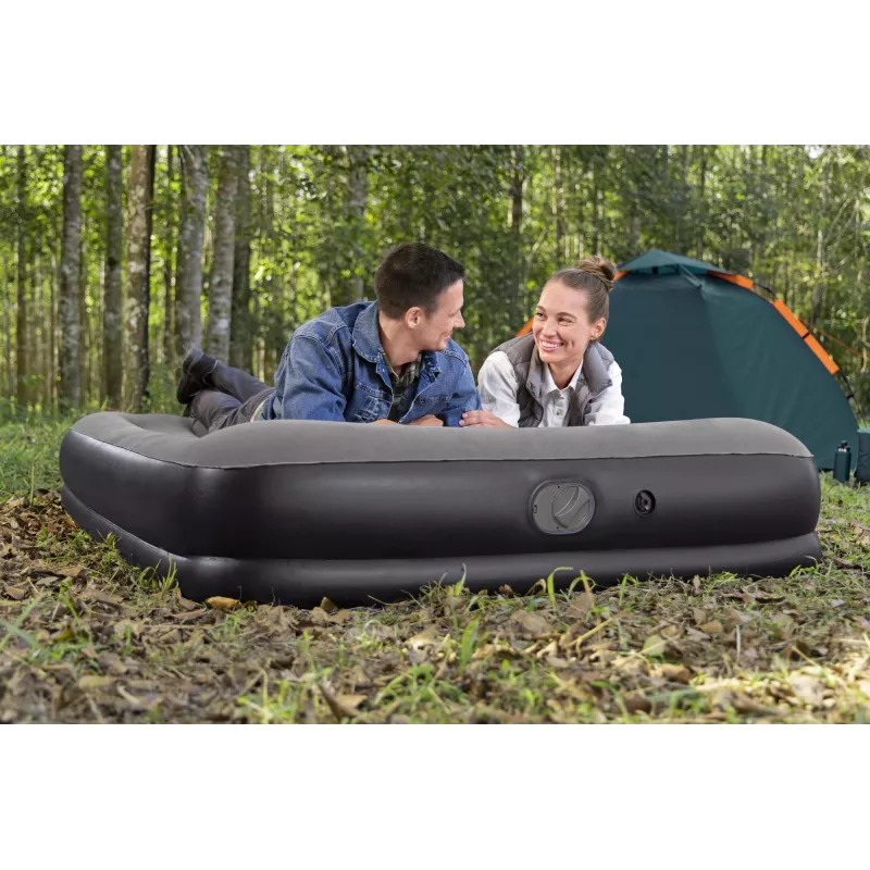 Bestway Tritech Colchón hinchable Queen con bomba USB integrada 2,03 m x 1,52 m x 36 cm