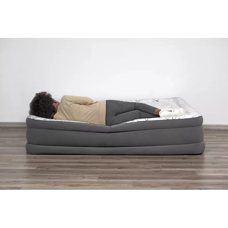 Bestway Tritech Colchón hinchable Queen con bomba USB integrada 2,03 m x 1,52 m x 36 cm