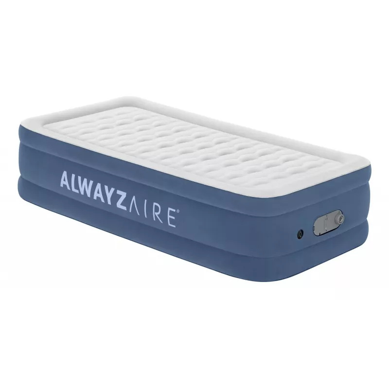 Bestway AlwayzAire Cama hinchable Twin con bomba doble integrada 1,91 m x 97 cm x 46 cm