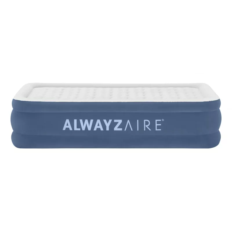 Bestway AlwayzAire Cama hinchable Twin con bomba doble integrada 1,91 m x 97 cm x 46 cm