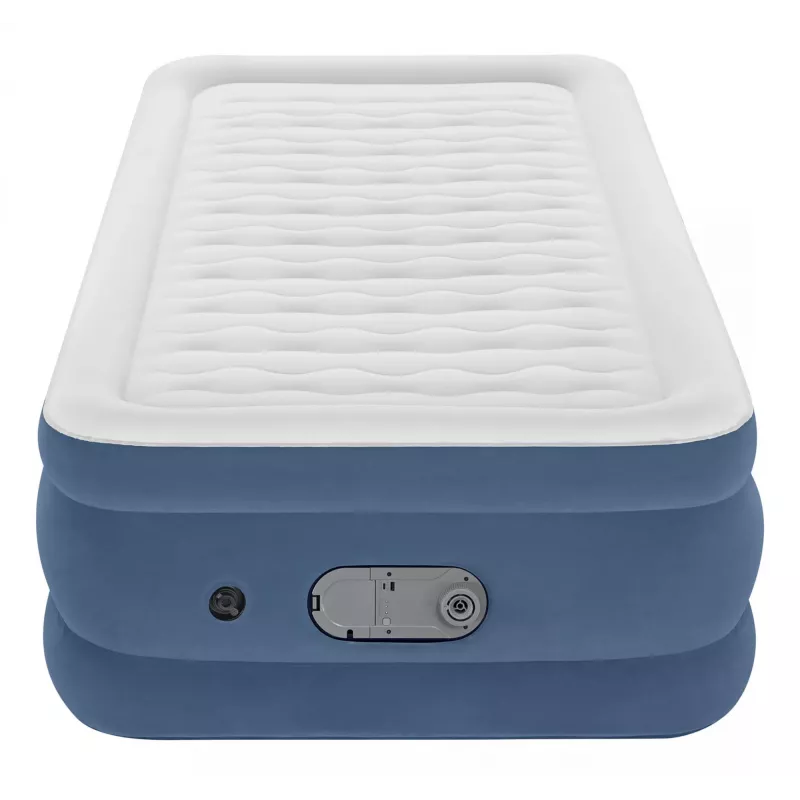 Bestway AlwayzAire Cama hinchable Twin con bomba doble integrada 1,91 m x 97 cm x 46 cm