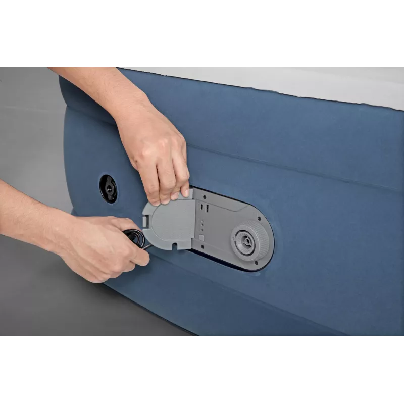 Bestway AlwayzAire Cama hinchable Twin con bomba doble integrada 1,91 m x 97 cm x 46 cm