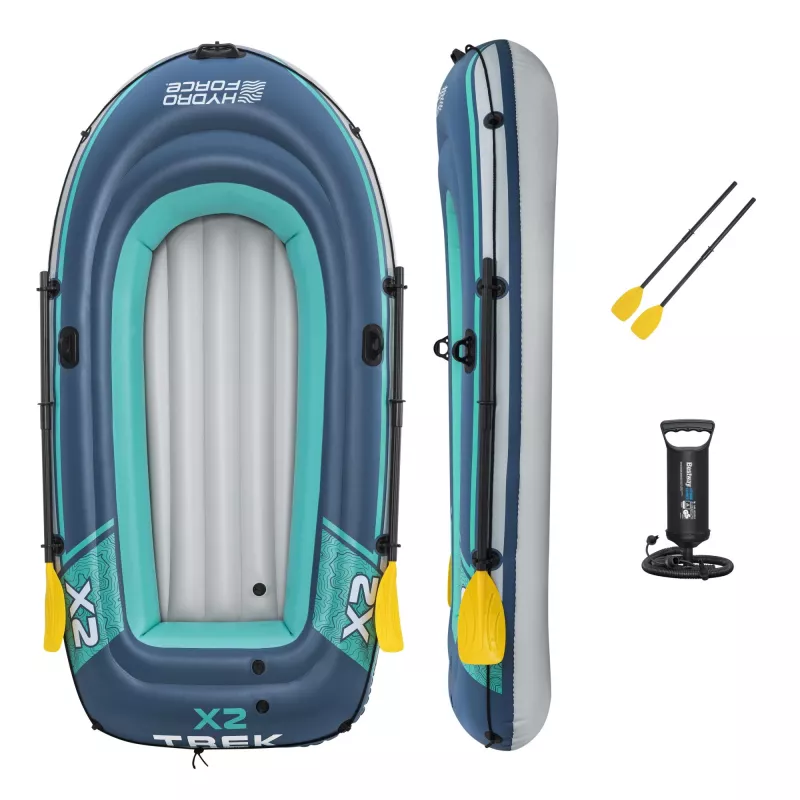 Bestway Hydro Force Trek X2 Set de balsa hinchable para 2 personas 2,32 m