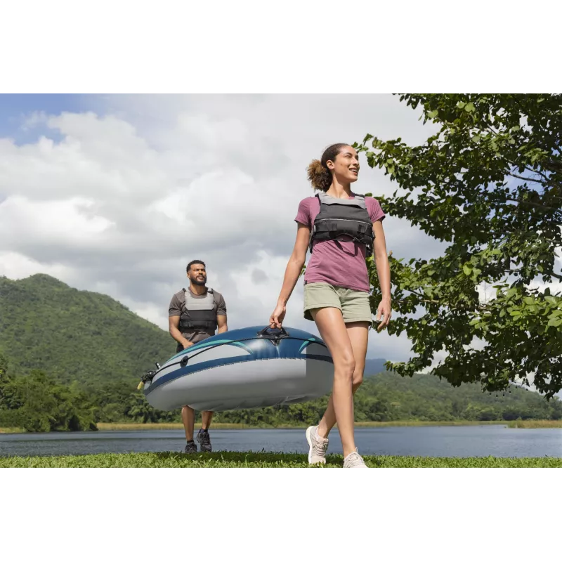 Bestway Hydro Force Trek X2 Set de balsa hinchable para 2 personas 2,32 m