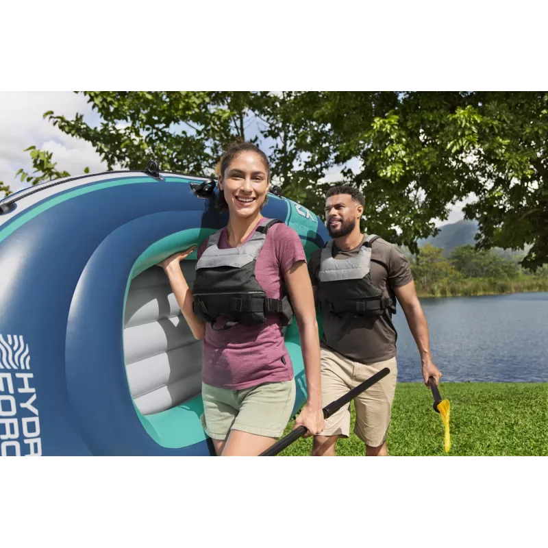 Bestway Hydro Force Trek X2 Set de balsa hinchable para 2 personas 2,32 m