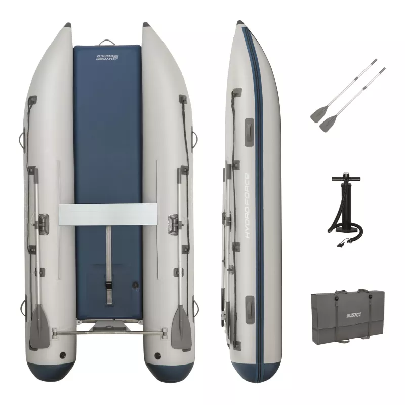 Bestway Hydro Force Beacon Elite Set de embarcación deportiva hinchable para 5 personas 3,35 m