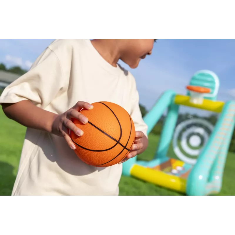 Bestway Perfect Aim Juego de jardín hinchable 3 en 1, Centro de juegos hinchable, 5 año(s), Policloruro de vinilo (PVC), Multicolor